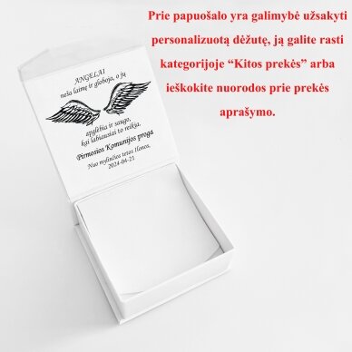 Apvalus pakabukas su angelu 3