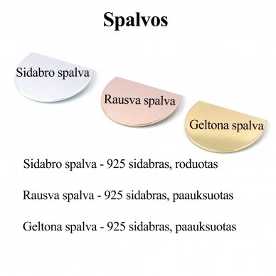 Graviruotas pakabukas moteriai su individualiu graviravimu 4