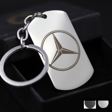 Raktų pakabukas draugui su Mercedes ženklu